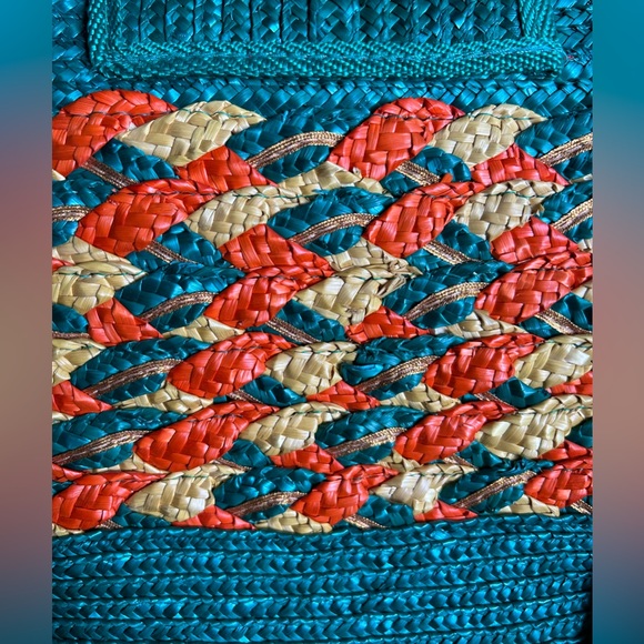 Incredible vintage straw purse - Picture 11 of 14